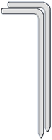 ZIPLEVEL Accessories Anchoring Stakes (Pair)